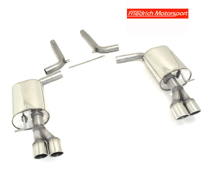 FRIEDRICH Sportauspuff / Duplex-ESD Edelstahl für: AUDI A6 Quattro,Allroad - 4F, Limo, Avant / 2.4 V6, 2.7TDI, 2.8, 3.0TDI, 3.0TFSI, 3.2FSI, 4.2, 4.2FSI / 130-257kW | Endrohr-Typen: alle / passend für S6 Heckansatz