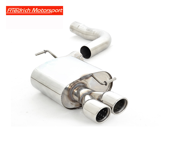 FRIEDRICH Sportauspuff / ESD 76mm Edelstahl für: AUDI A4, A4 Quattro - B8, Lim., Avant /  2.0TDI - 88,100,105,110,120,130 kW  |  Endrohr-Typen: alle