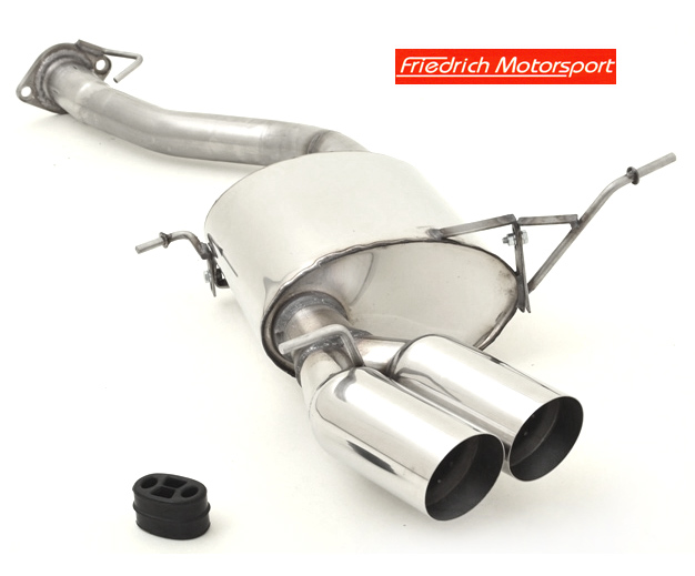 FRIEDRICH Sportauspuff / ESD 70mm Edelstahl für: BMW 325i,330i - E93 / 3.07-6.12 / 160,190kW |  Endrohr-Typen: alle / auch passend für M-Paket