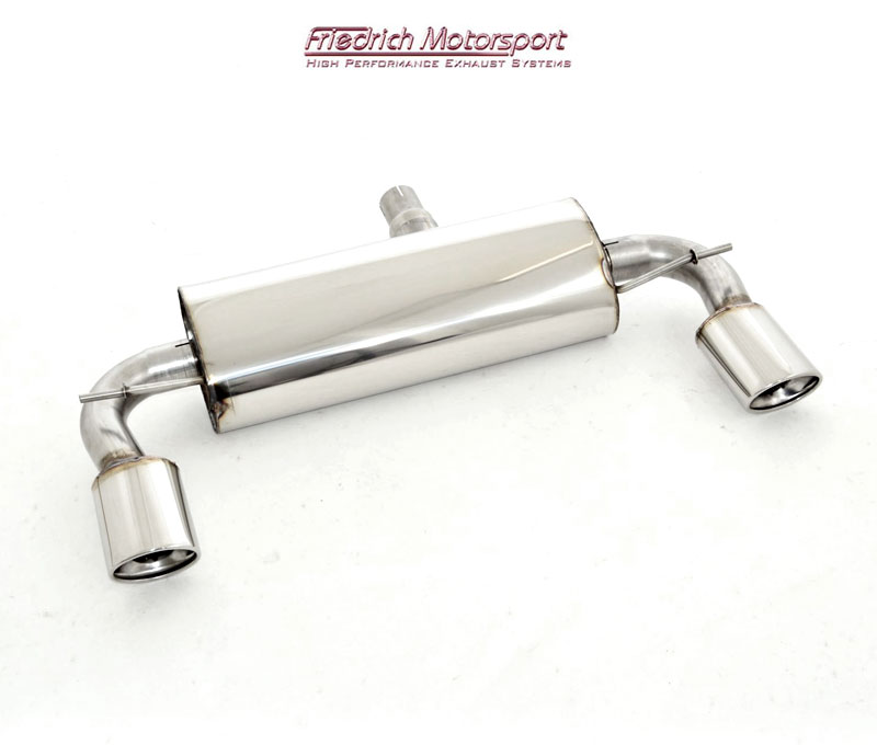 FRIEDRICH Sportauspuff / Duplex-ESD 76mm Edelstahl für: MERCEDES A220, A250 - A176 / 6.13-9.15 /  2.0T - 135,155 kW | Endrohr-Typen: alle