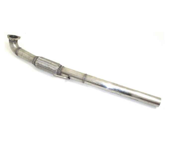 FRIEDRICH Sport-Auspuff /  Hosenrohr Edelstahl 63.5mm für: OPEL Vectra C /  2.2 - 114 kW |  Hosenrohr ab Krümmer/Kat. mit Flexrohr | passt zu FRIEDRICH Anlage 63.5mm