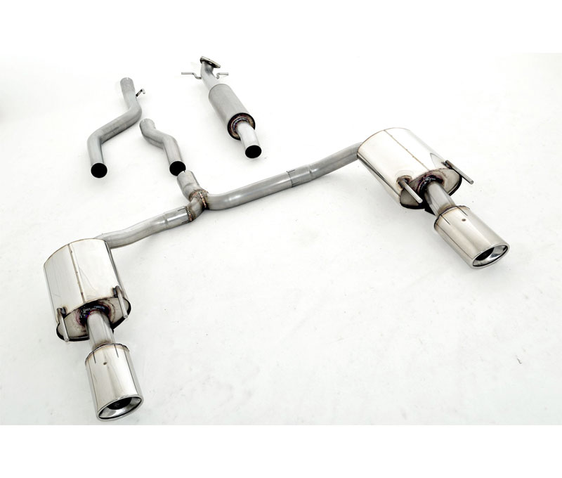 FRIEDRICH Sport-Auspuff / Duplex-Anlage 63,5mm Edelstahl für: OPEL Astra K ST / 1.6T - 147 kW | Endrohr-Typen: alle