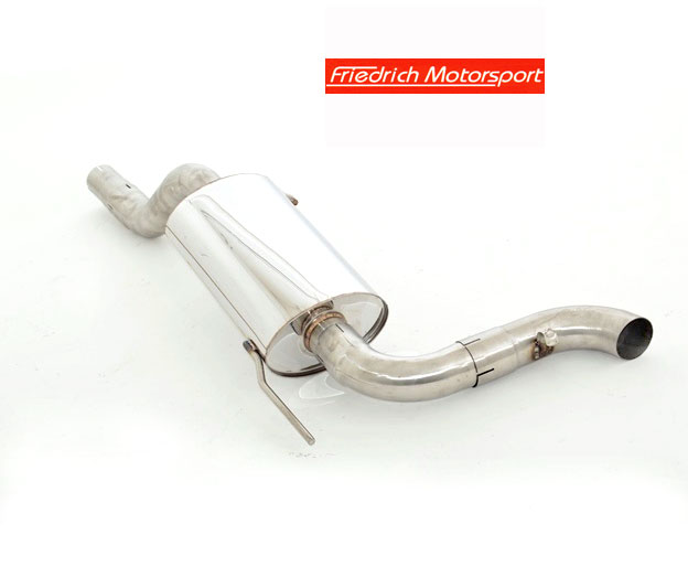 FRIEDRICH Sport-Auspuff / ESD Edelstahl für: OPEL Corsa D OPC - 141kW |  Endrohr-Typ: mit 63,5mm Endrohr-Bogen, Optik bleibt wie orig.