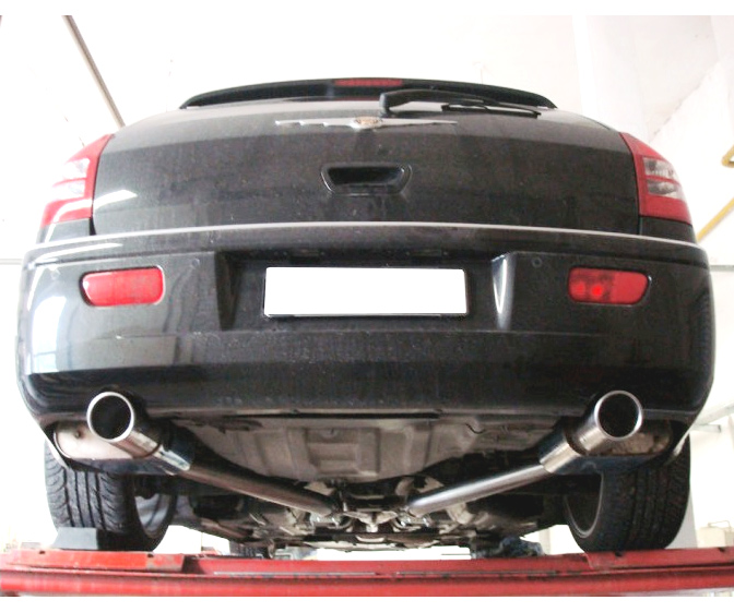 FOX Sportauspuff / Duplex-Anlage ab Kat. für: CHRYSLER  300C  3.5 - 183kW |  mit VSD + 2 ESD  2x 100 rund  |  Hinweise: XS,17, incl. 4WD