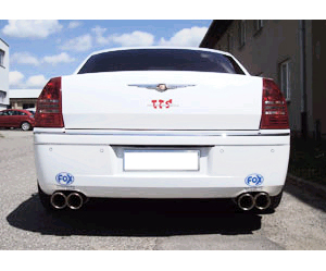 FOX Sportauspuff / Duplex-Anlage ab Kat. für: CHRYSLER  300C  5.7 - 250kW |  mit VSD + 2 ESD  4x 100 rund  |  Hinweise: S,17, incl. 4WD