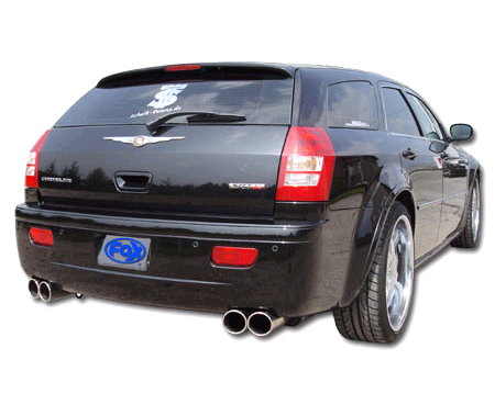 FOX Sportauspuff / Duplex-Anlage ab Kat. für: CHRYSLER  300C SRT8 6.1 - 317kW |  Anlage ab Kat. mit 2 VSD + 2 ESD  4x 100 rund  |  Hinweise: XXL,17