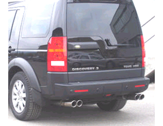 FOX Sportauspuff / Duplex-ESD für: LAND ROVER Discovery 3 / 2004-  /  2.7TD, 140kW  |  Endrohr-Typ: 4x 90 rund |  Hinweise: S,17