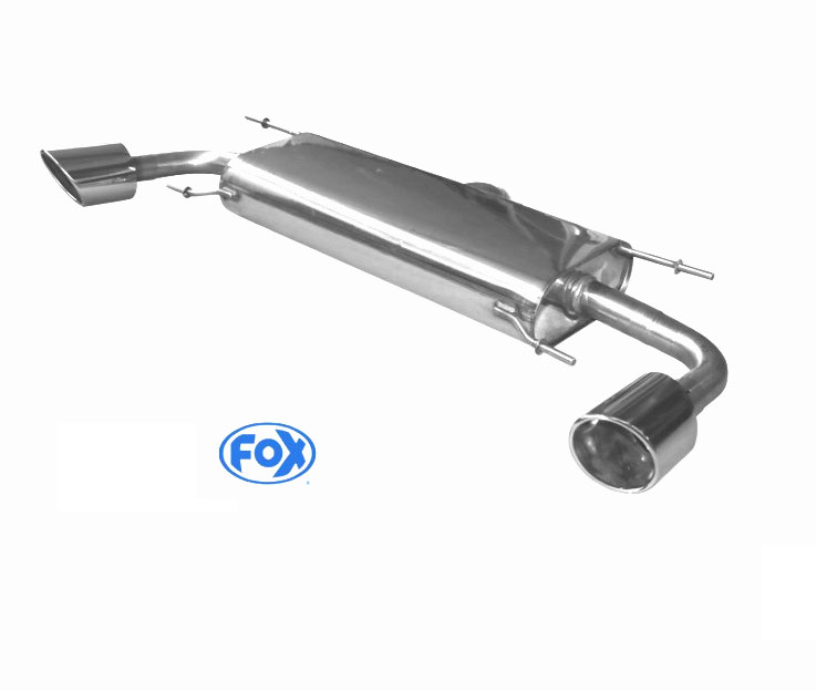 FOX Sportauspuff / Duplex-ESD für: MAZDA CX-5 - KF, 2WD,4WD / 2.2D - 110,129kW |  Endrohr-Typ: 2x 115x85 oval |  Hinweise: XS,38