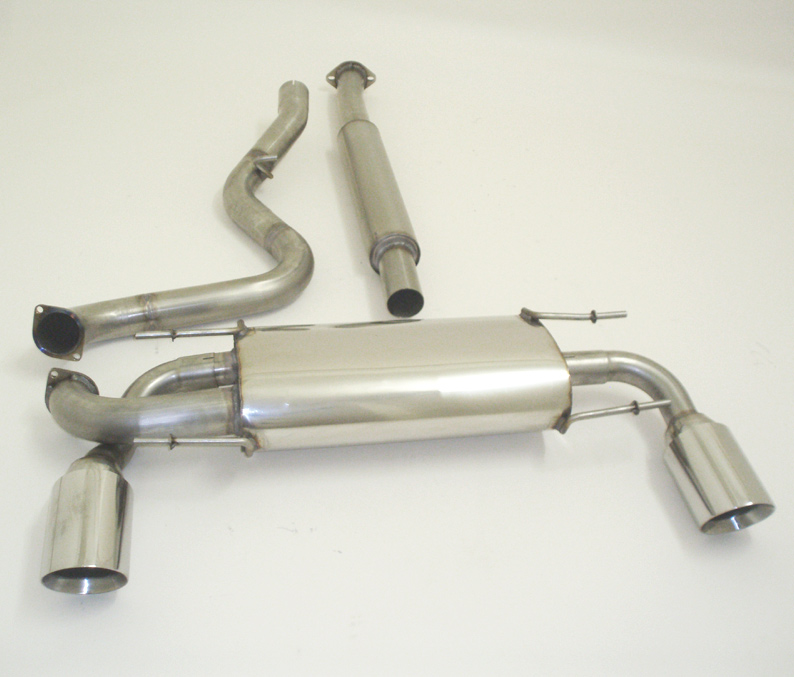 FRIEDRICH Sportauspuff / Duplex-Anlage 70mm Edelstahl für: TOYOTA GT86 / 2.0 - 147 kW |  Endrohr-Typen: alle