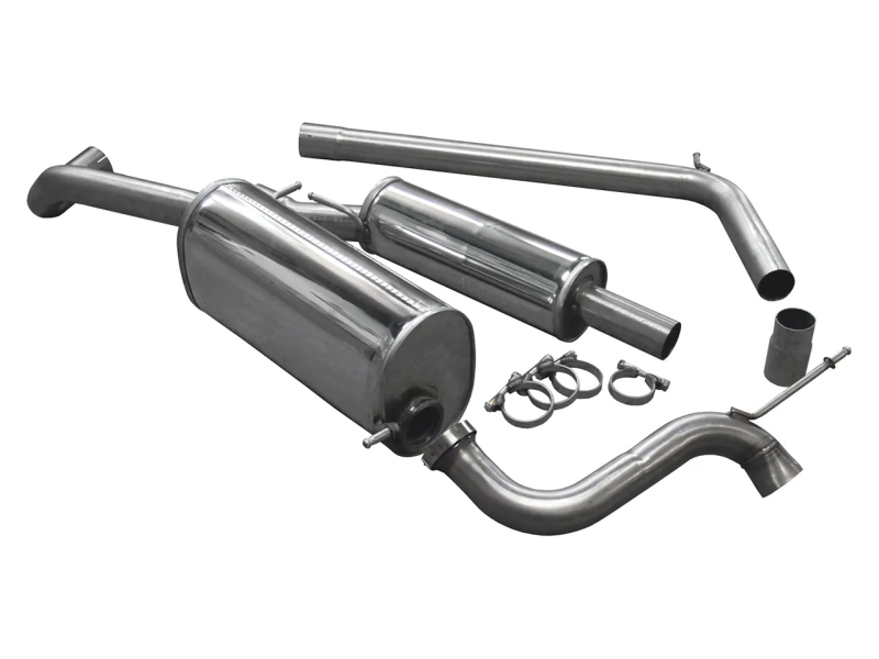 BULL-X Sportauspuff / Anlage 63,5mm ab Kat. für: SEAT Ibiza Cupra - 6J / 1.4 - 132 kW | Endrohre: --