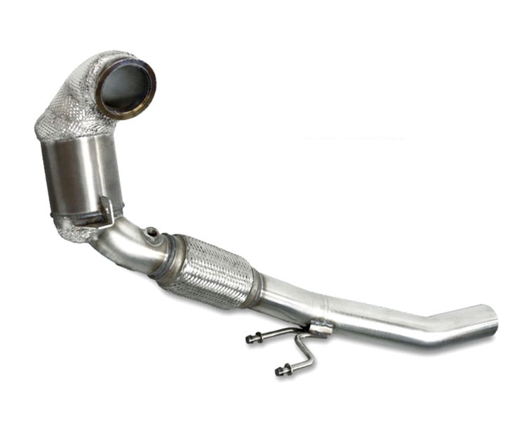 HJS Downpipe 70mm mit Sport-Kat. 200cpsi für: AUDI A1 Sport - 8X / 1.8TFSI - 141 kW
