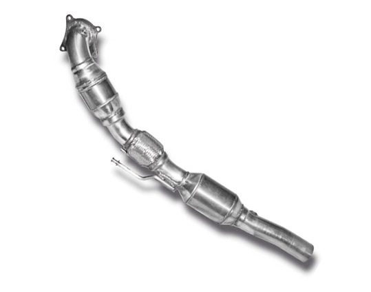 HJS Downpipe 70mm mit Sport-Kat. 200cpsi für: AUDI A3 - 8P, incl. Sportback / 1.8TFSI,2.0TFSI - 118,147 kW