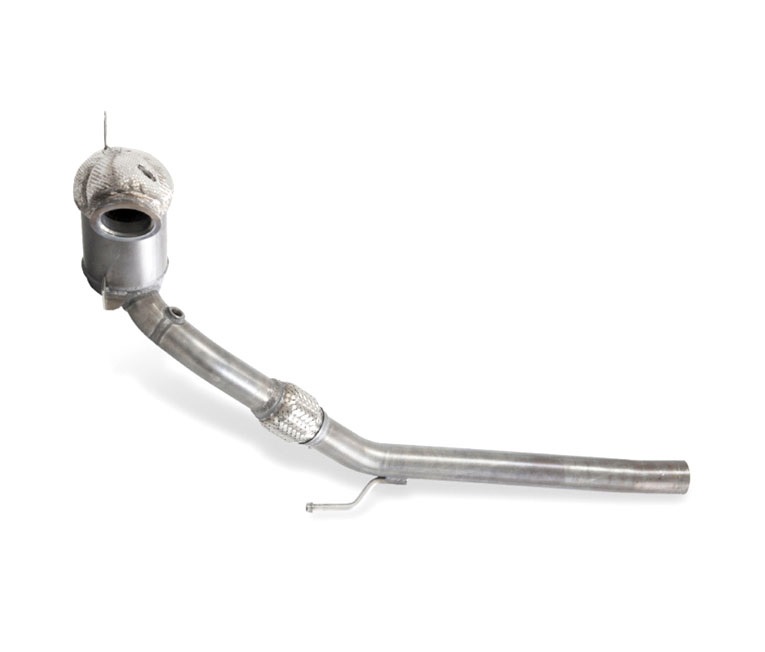 HJS Downpipe 60mm mit Sport-Kat. 200cpsi für: AUDI A3 - 8V / 1.2TSI, 1.4TSI - 77,81,90,92,103,110 kW
