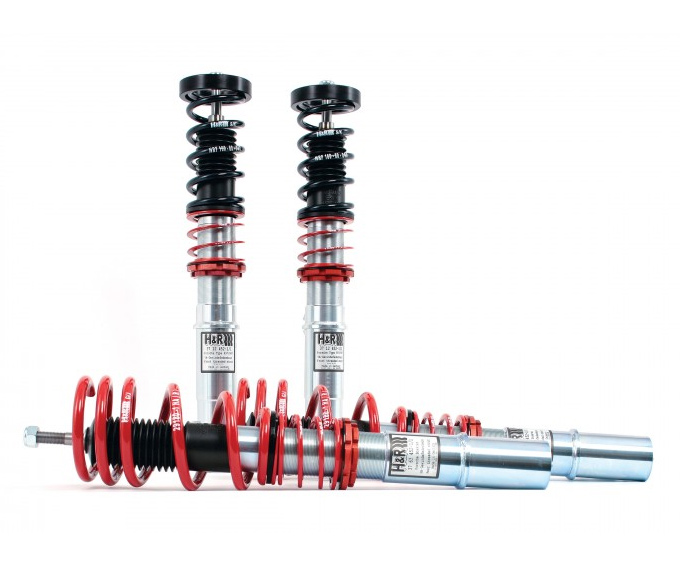 H&R Gewinde-Fahrwerk Twin-Tube Inox V1 für: AUDI S3 - 8L  | Tiefer mm VA/HA: 30-60 / 20-50  | Hinweise: 12,17,32,D55