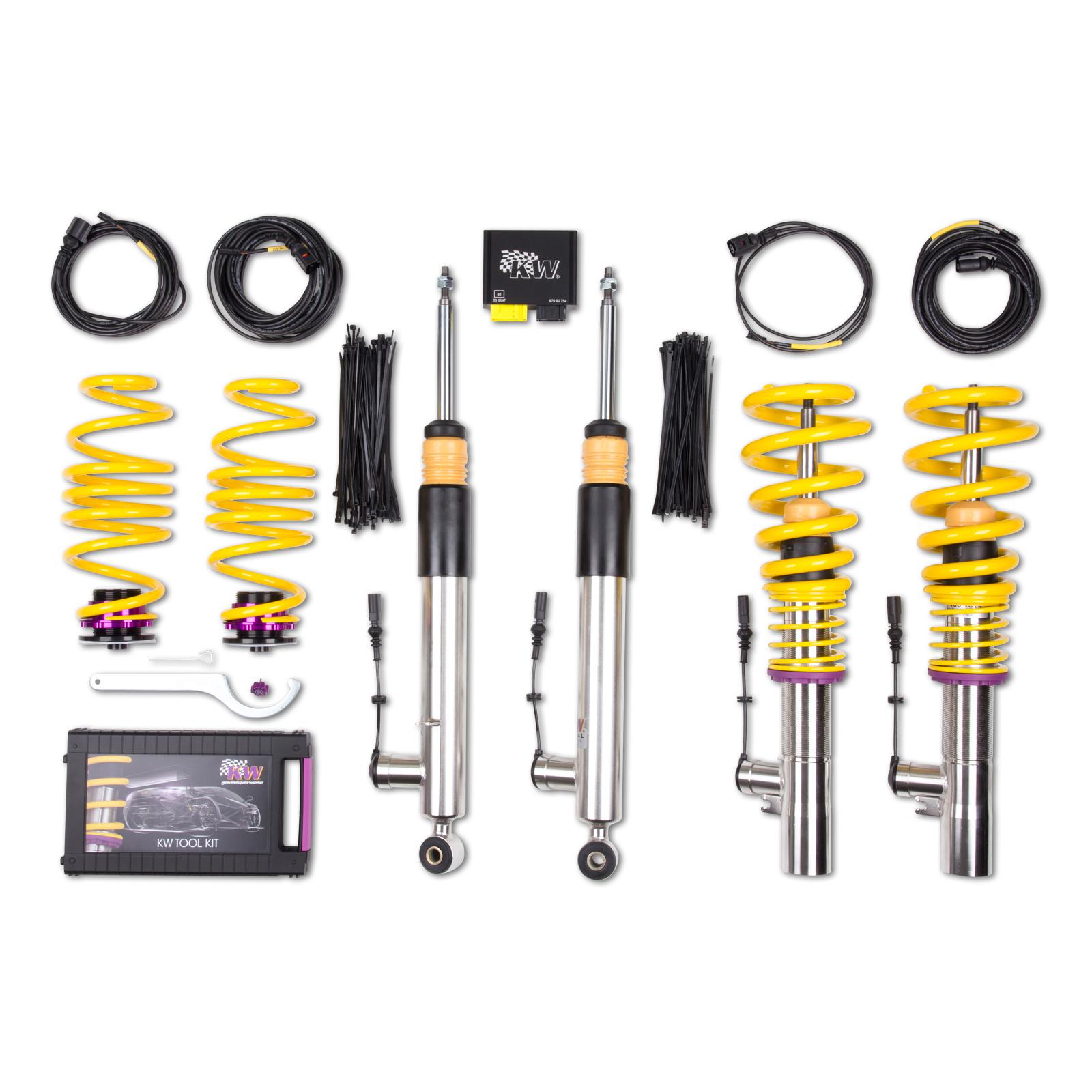 KW Gewinde-Fahrwerk DDC ECU 'Plug & Play' für: AUDI RS3 | 8P / 3.11- | VA-Last max. kg: -1150 / Tiefer mm VA/HA: 5-35 / 0-25 | Hinweise: 2