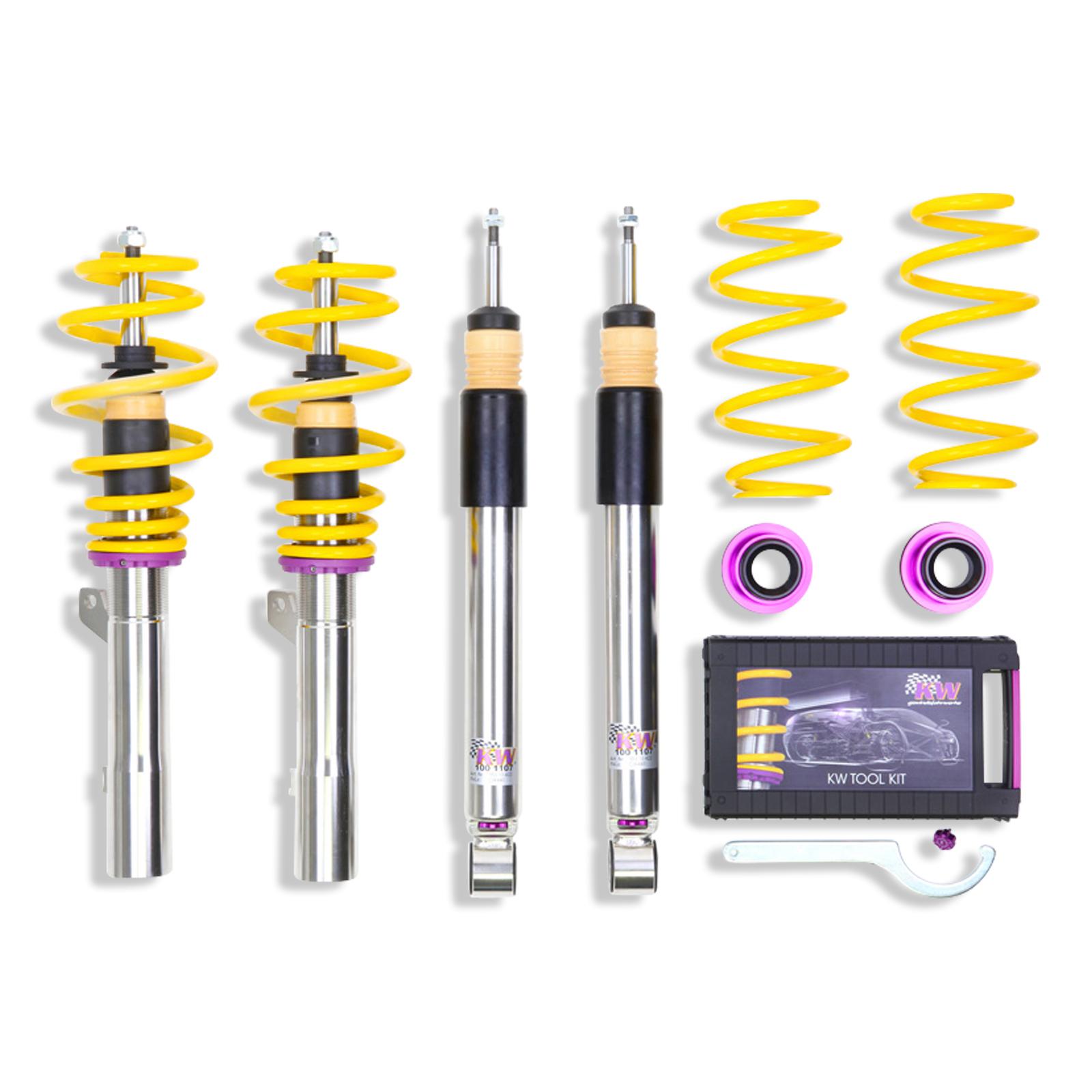 KW Gewinde-Fahrwerk Variante 3 für: BMW M5 / E39 |  / 1.99- | VA-Last max. kg: -1105 / Tiefer mm VA/HA: 35-65 / 20-50 | Hinweise: 1