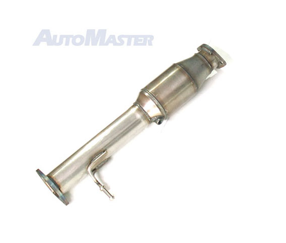 MILLTEK Downpipe-Unterrohr 76mm mit Sport-Kat. 200cpsi für: FORD Focus RS / 2.5T - 224 kW | nur passend zu MILLTEK Downpipe-Oberrohr / mit CH-Gutachten