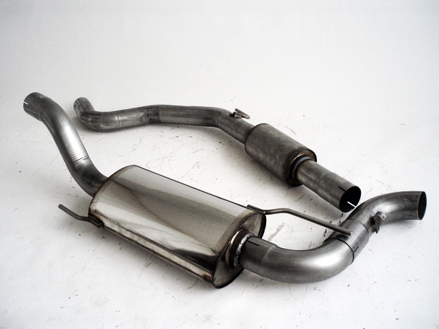 FRIEDRICH Sportauspuff / Anlage 70mm Edelstahl für: OPEL Corsa D OPC - 141kW |  Endrohr-Typen: kein Endrohr wählbar, Optik bleibt wie orig. / Aktionspreis solange Vorrat