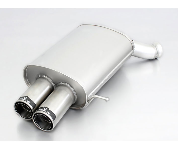 REMUS Sportauspuff / ESD für: BMW 520i, 523i, 528i, 528ix - F10,F11 / 2.0T, 2.5 - 135,150,180 kW | Endrohre 2x 84 rund, Street Race  / auch zu M-Paket passend