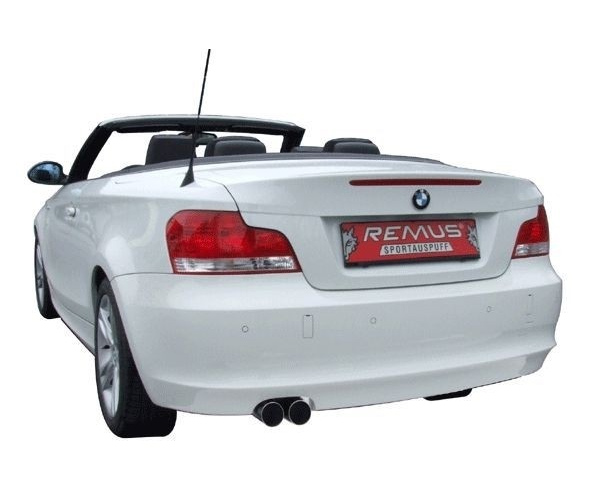 REMUS Sportauspuff / ESD für: BMW 135i - E82,E88 / 3.0 - 225 kW | mit Endrohren 2x 76 rund, scharf / passt nicht zu M-Paket