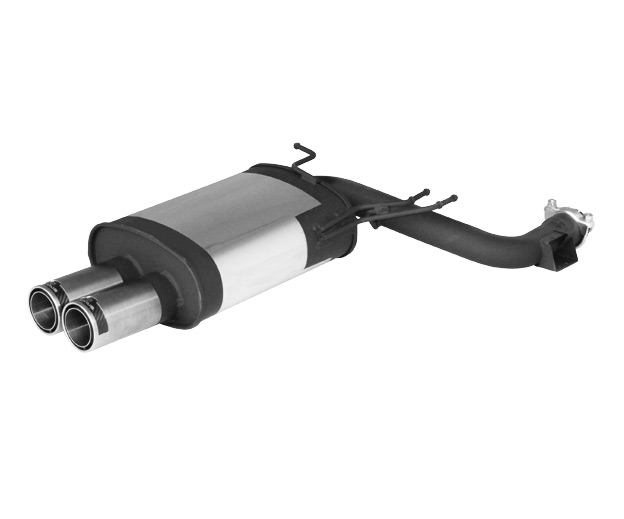 REMUS Sportauspuff / ESD Street Race für: BMW - E39 / 520i,523i,525i,528i,530i / 100-170 kW | Endrohre 2x 84 mm / nicht passend zu M-Paket