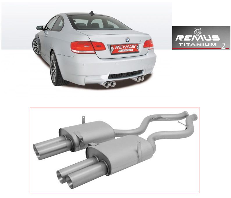 REMUS Sport-Auspuff Titanium / Duplex-ESD für: BMW M3 - E92,E93 / V8