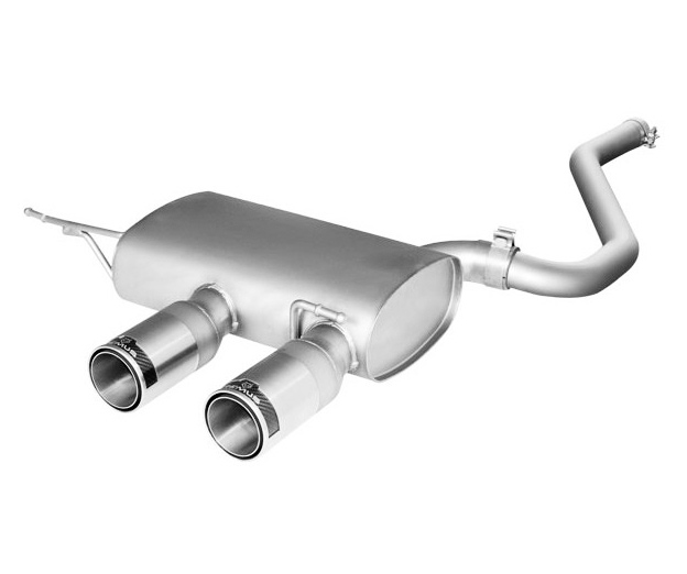 REMUS Sportauspuff / Anlage 70mm ohne MSD für: VW Golf 6 R / 2.0T - 199 kW | Endrohre 2x 98 mm Street Race / mit Verbindungsrohr 70mm
