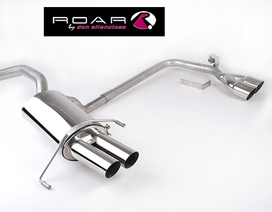 ROAR Sportauspuff Edelstahl / Duplex-ESD für: ALFA ROMEO GT / 2.0JTS, 3.2 - 122,176 kW | Endrohr-Typ: 4x Sport Line 85 - rund, scharf / viele weitere Endrohre gegen Aufpreis erhältlich