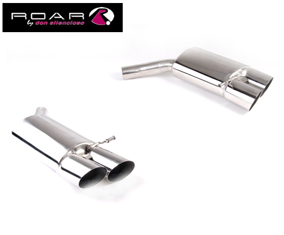 ROAR Sportauspuff Edelstahl / Duplex-ESD für: AUDI S5 Coupé / 4.2 - 261 kW | Standard Endrohr-Typ: 4x104 mm SportLine abgeschrägt / viele weitere Endrohre gegen Aufpreis erhältlich