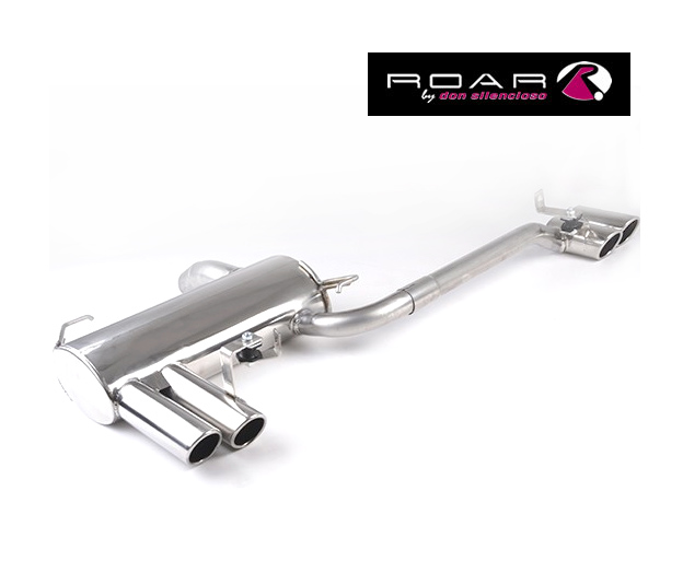 ROAR Sportauspuff Edelstahl / Duplex-ESD M3-Look für: BMW 325i/x, 330i/x - E92 | Endrohre: 4x 73 - rund / weitere Endrohre gegen anderen Preis erhältlich | Dieser Duplex-ESD passt zur M3-Heckschürze / Preis ist für Endrohre SportLine