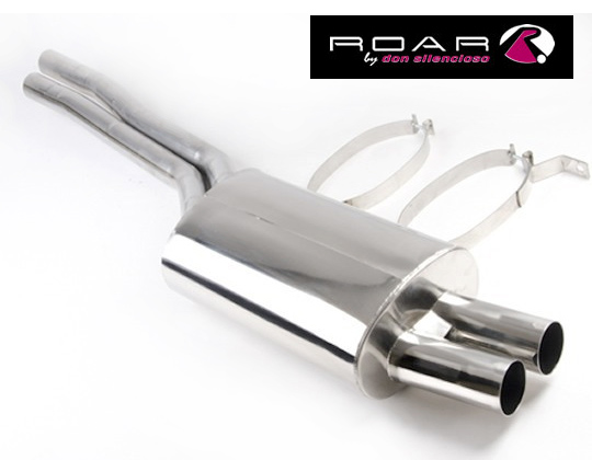 ROAR Sportauspuff Edelstahl / ESD für: BMW M3 - E36 / 3.0,3.2 - 210,236 kW | Standard Endrohr-Typ: 2x Sport Line 85 oder 104 - rund, scharf / viele weitere Endrohre gegen Aufpreis erhältlich