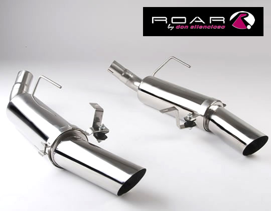 ROAR Sportauspuff Edelstahl / Duplex-ESD für: FORD Mustang Shelby GT500 / 2011-13 /  5.4 - 410 kW | Standard Endrohr-Typ: Sport Line 85 oder 104 - rund, scharf / viele weitere Endrohre gegen Aufpreis erhältlich | nur mit Einzelabnahme eintragbar.