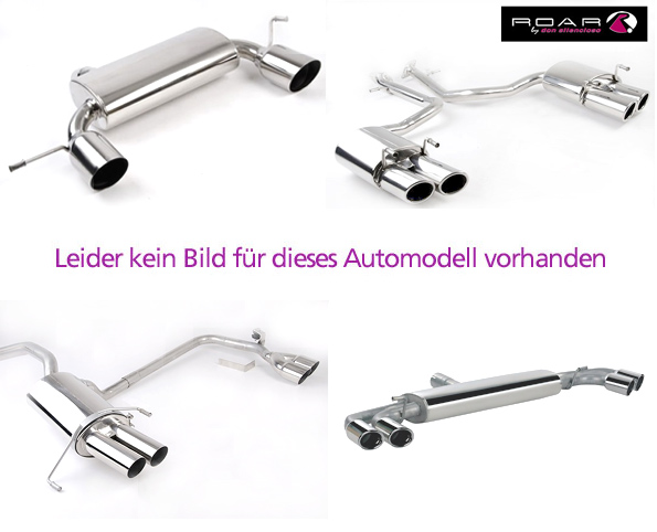 ROAR Sportauspuff Edelstahl / Duplex-ESD für: INFINITI FX37 / 2008- / 3.7 - 235 kW | Standard Endrohr-Typ: 1x Sport Line 85 oder 104 - rund, scharf / viele weitere Endrohre gegen Aufpreis erhältlich