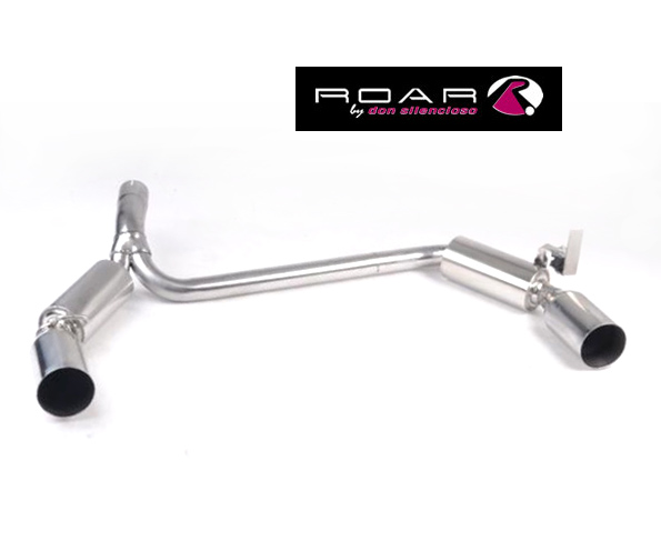 ROAR Sportauspuff Edelstahl / Duplex-ESD für: MAZDA 3 MPS - BK / 2.3T - 191 kW | Standard Endrohr-Typ: 2x Sport Line 85 oder 104 - rund, scharf / viele weitere Endrohre gegen Aufpreis erhältlich