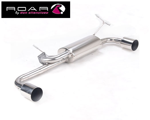ROAR Sportauspuff Edelstahl / Duplex-ESD für: MITSUBISHI Outlander - CU / 2003-06 /  2.0T - 148 kW | Standard Endrohr-Typ: Sport Line 85 oder 104 - rund, scharf / viele weitere Endrohre gegen Aufpreis erhältlich