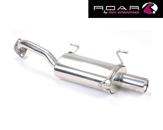 ROAR Sportauspuff Edelstahl / ESD für: NISSAN Sunny GTI - N14 / 2.0 16V - 105 kW | Standard Endrohr-Typ: 1x Sport Line 85 oder 104 - rund, scharf / viele weitere Endrohre gegen Aufpreis erhältlich