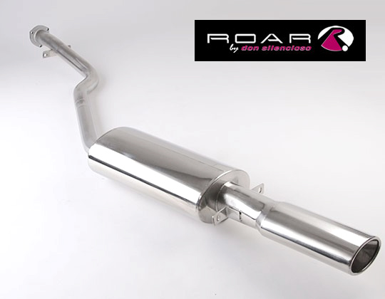 ROAR Sportauspuff Edelstahl / Anlage ab Kat. für: PORSCHE 944 S2 / 1986-88 / 2.5 - 140 kW | Standard Endrohr-Typ: Sport Line 85 oder 104 - rund, scharf / viele weitere Endrohre gegen Aufpreis erhältlich