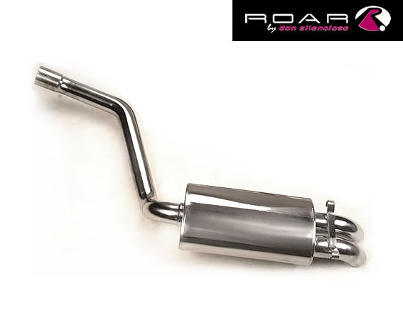 ROAR Sportauspuff Edelstahl / ESD für: MERCEDES 190E 2.5-16V - W201 / 2.5 - 143 kW | Standard Endrohr-Typ: 2x orig. Style / viele weitere Endrohre gegen Aufpreis erhältlich