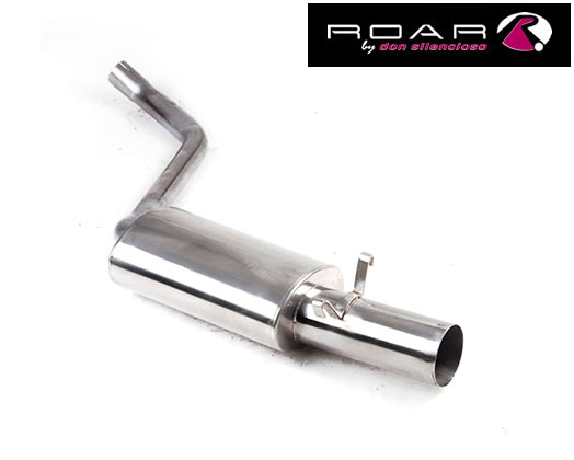 ROAR Sportauspuff Edelstahl / ESD für: MERCEDES 190E - W201 / 1986-91 /  2.3 - 100 kW | Standard Endrohr-Typ: Sport Line 85 oder 104 - rund, scharf / viele weitere Endrohre gegen Aufpreis erhältlich