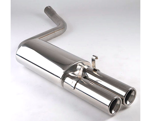 ROAR Sportauspuff Edelstahl / ESD für: MERCEDES 190E - W201 / 1986-91 /  2.3 - 100 kW | Endrohr-Typ: 2x 85 eingerollt - Genuine