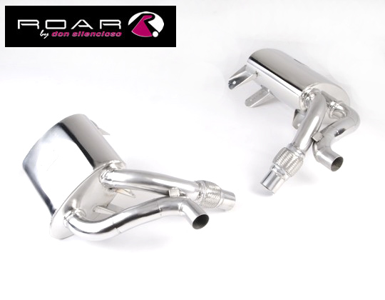 ROAR Sportauspuff Edelstahl / ESD für: PORSCHE 911 - 997-1 / 2004- / 3.6 - 239 kW | Standard Endrohr-Typ: ohne, es werden die orig. wieder verwendet / viele weitere Endrohre gegen Aufpreis erhältlich