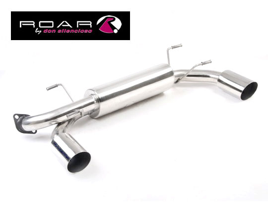 ROAR Sportauspuff Edelstahl / Duplex-ESD für: SUBARU BRZ / 2.0 - 147 kW | Standard Endrohr-Typ: Sport Line 104 oder 114 - rund, scharf / viele weitere Endrohre gegen Aufpreis erhältlich