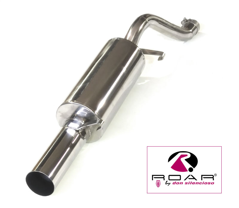 ROAR Sportauspuff Edelstahl / ESD für: VW Golf Rallye  /  G60 1.8 - 118 kW - Motor PG | Standard Endrohr-Typ: 1x Sport Line 85 oder 104 - rund, scharf / viele weitere Endrohre gegen Aufpreis erhältlich