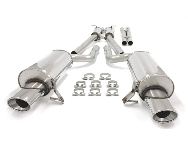 FRIEDRICH Sport-Auspuff / Duplex-Anlage 63,5mm Edelstahl für: AUDI S6 - 4B / Lim., Avant  / 4.2 - 250 kW / 1999-04 / Endrohr-Typen: alle