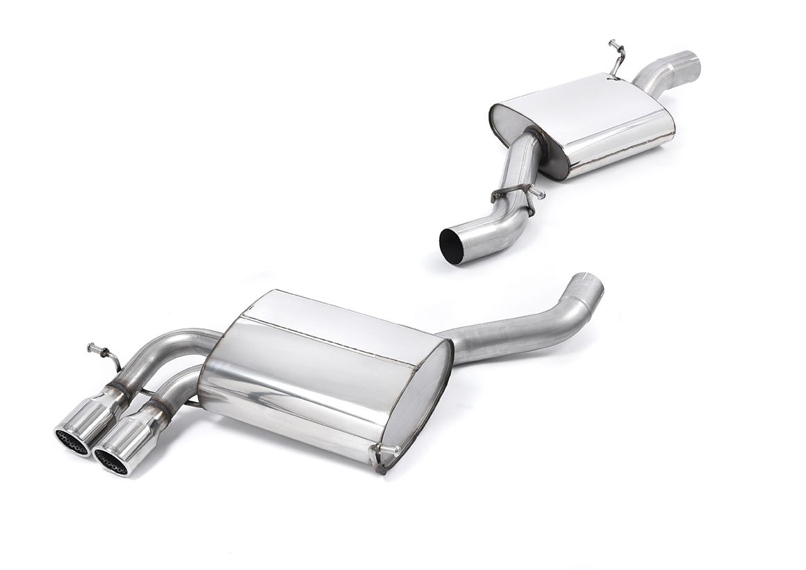 MILLTEK Sportauspuff / Anlage 70mm ab Kat. für: AUDI S3 Sportback - 8P | Endrohre 2x 80 rund Special