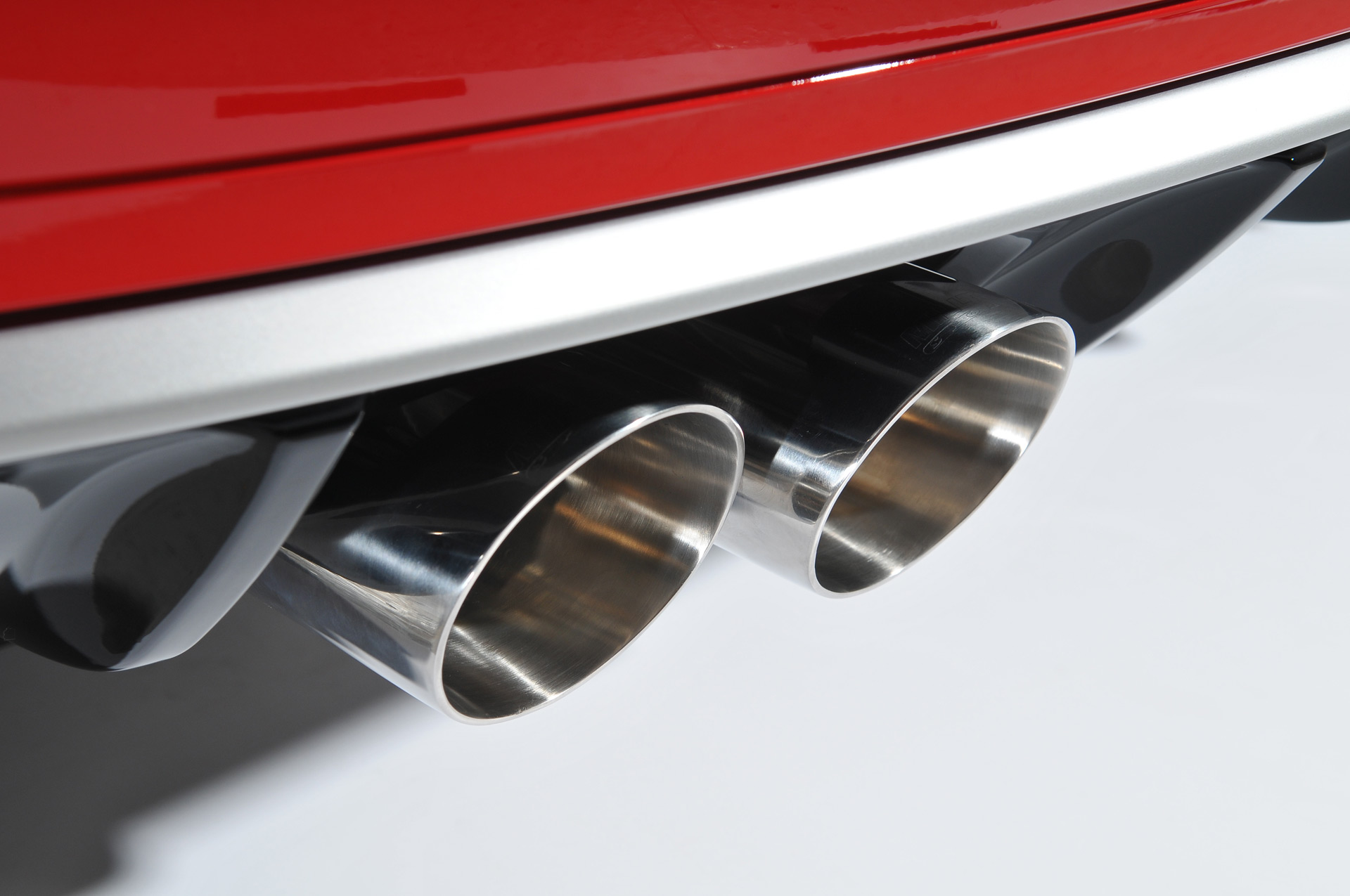 MILLTEK Sportauspuff / Anlage 76mm ab Kat. für: AUDI RS3 - 8P |  VSD + ESD mit Klappensteuerung / Endrohre 2x GT90 - poliert | mit CH-Gutachten