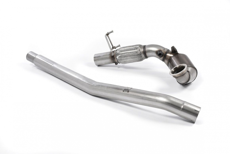 SEAT LEON CUPRA 300 - MILLTEK DOWNPIPE MIT 200 ZELLEN SPORT-KAT