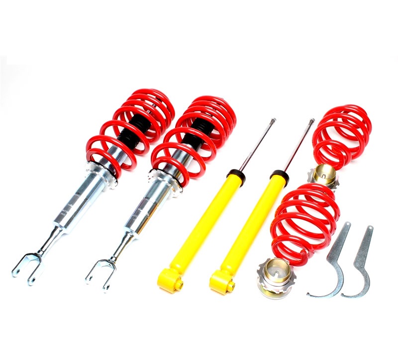TA TECHNIX Gewindefahrwerk für: AUDI S4, RS4 - 8E,8H,B6,B7, incl. Avant,Cabrio  |  VA/HA-Last max. kg: 1245/1165  | Tiefer mm VA/HA: 15-40/15-40 | Hinweise: -