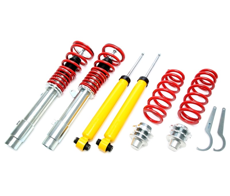 TA TECHNIX Gewindefahrwerk für: BMW 1-er - F20,F21 / 2010-  |  VA/HA-Last max. kg: 1060/1230  | Tiefer mm VA/HA: 30-55/30-55 | Hinweise: G2, ohne xDrive