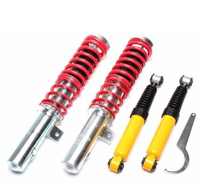 TA TECHNIX Gewindefahrwerk für: PEUGEOT 306 /  inkl. Cabrio,Break / VA/HA-Last max. kg: 1000/1000  |  Tiefer mm VA/HA: 30-60/ Drehstab  | Hinweise: 114